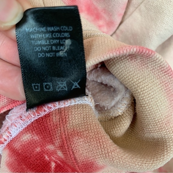 Civil Regime Tie Dye and Floral Embroidery Hoodie Size L - Picture 10 of 10